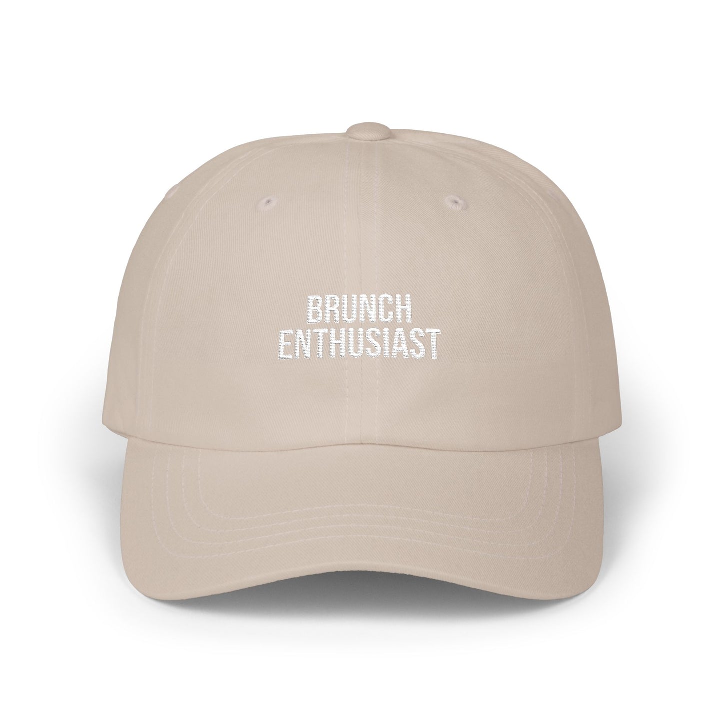 Brunch Enthusiast Dad Cap — Embroidered Casual Baseball Hat