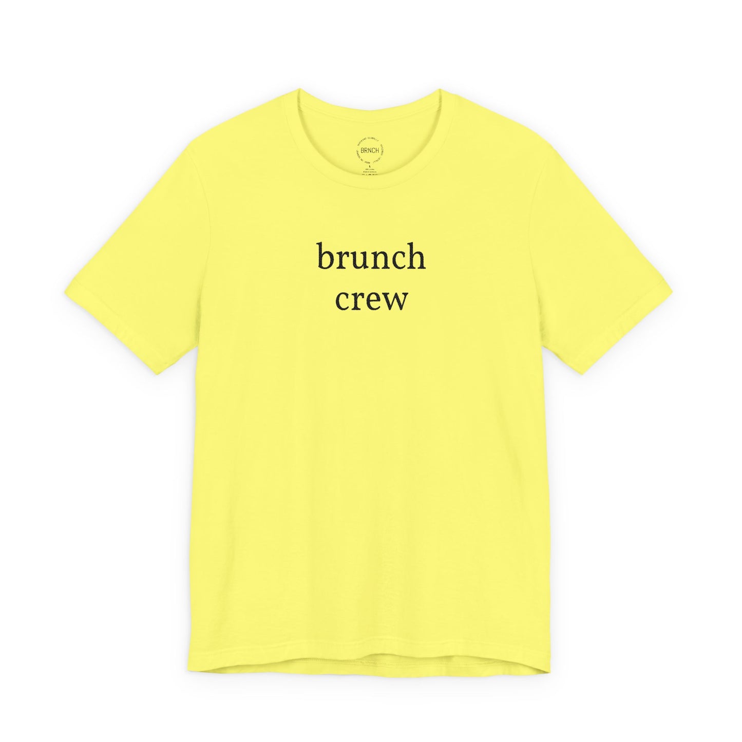 Brunch Crew T‑Shirt — Minimalist White Tee for Brunch Lovers