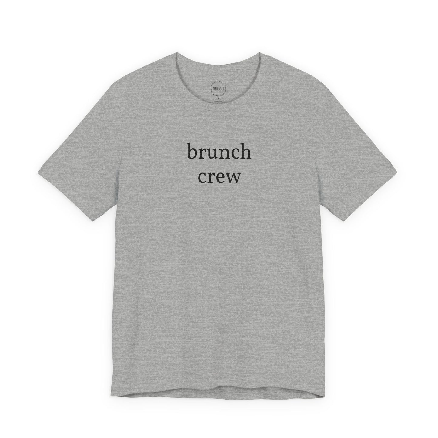 Brunch Crew T‑Shirt — Minimalist White Tee for Brunch Lovers