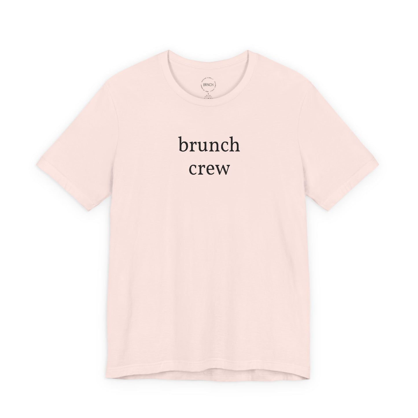 Brunch Crew T‑Shirt — Minimalist White Tee for Brunch Lovers