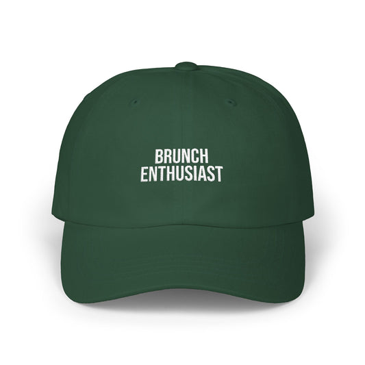 Brunch Enthusiast Dad Cap — Embroidered Casual Baseball Hat